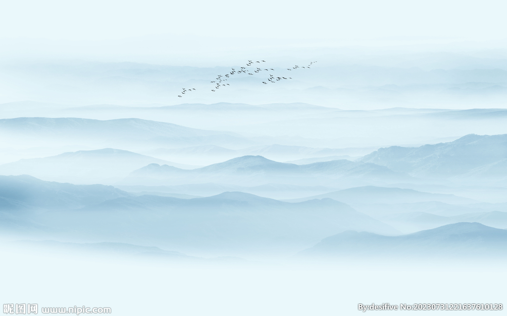 新中式禅意山水画