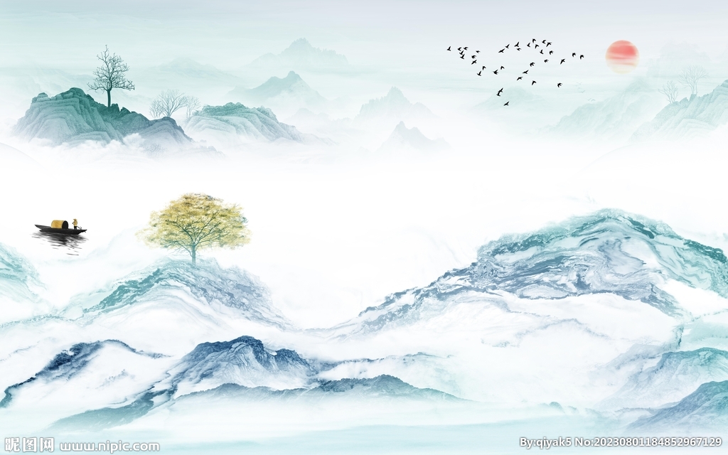 人气 高清上传山水 Tif分层