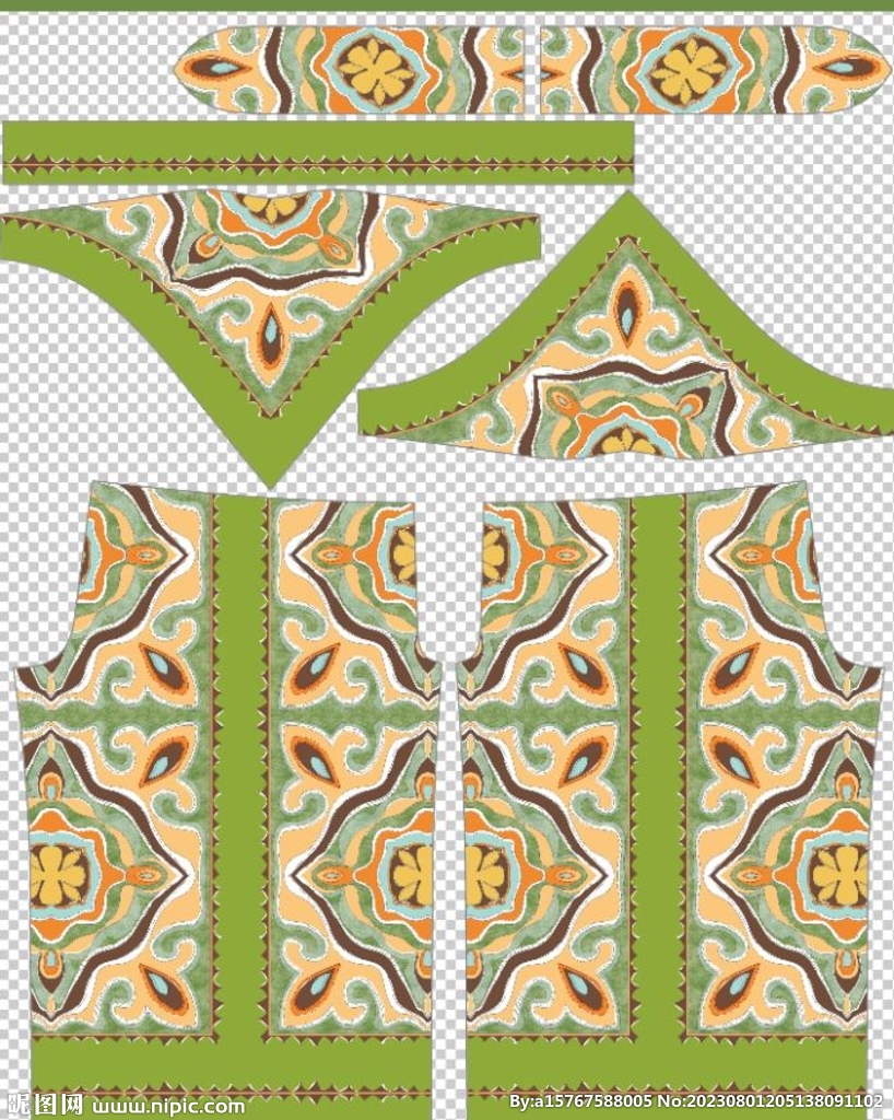 定位腰果民族风