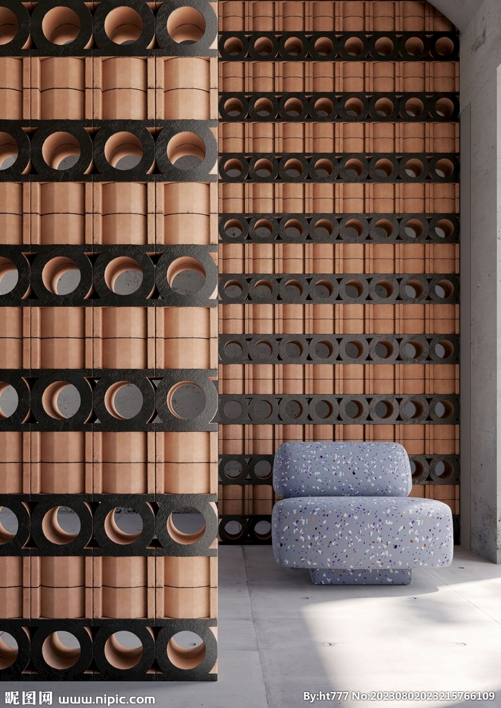 现代意式 悠闲区 艺术小砖空间