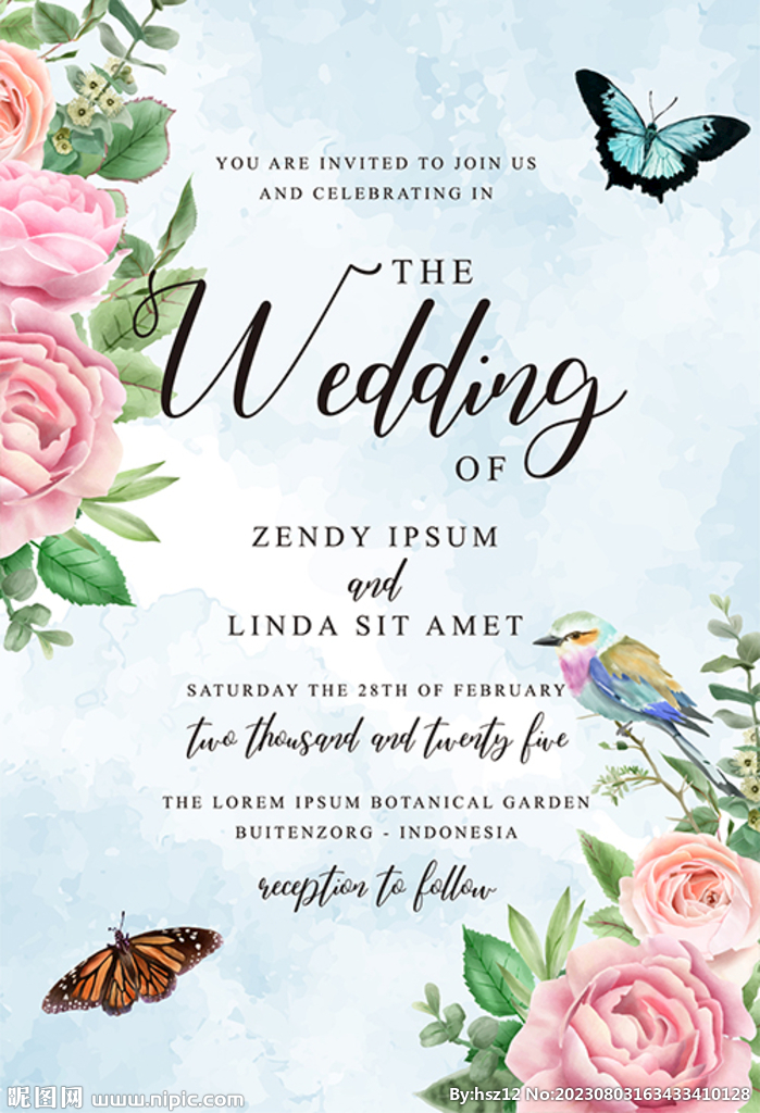 婚庆婚礼请帖邀请函婚纱结婚浪漫