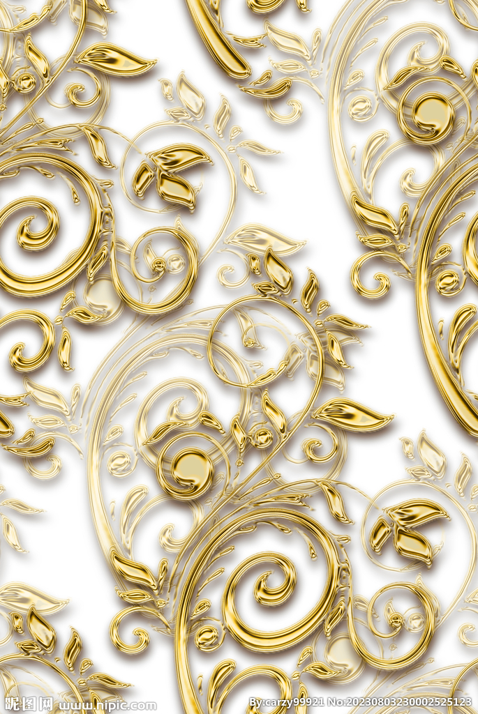 黄金藤蔓欧式花纹