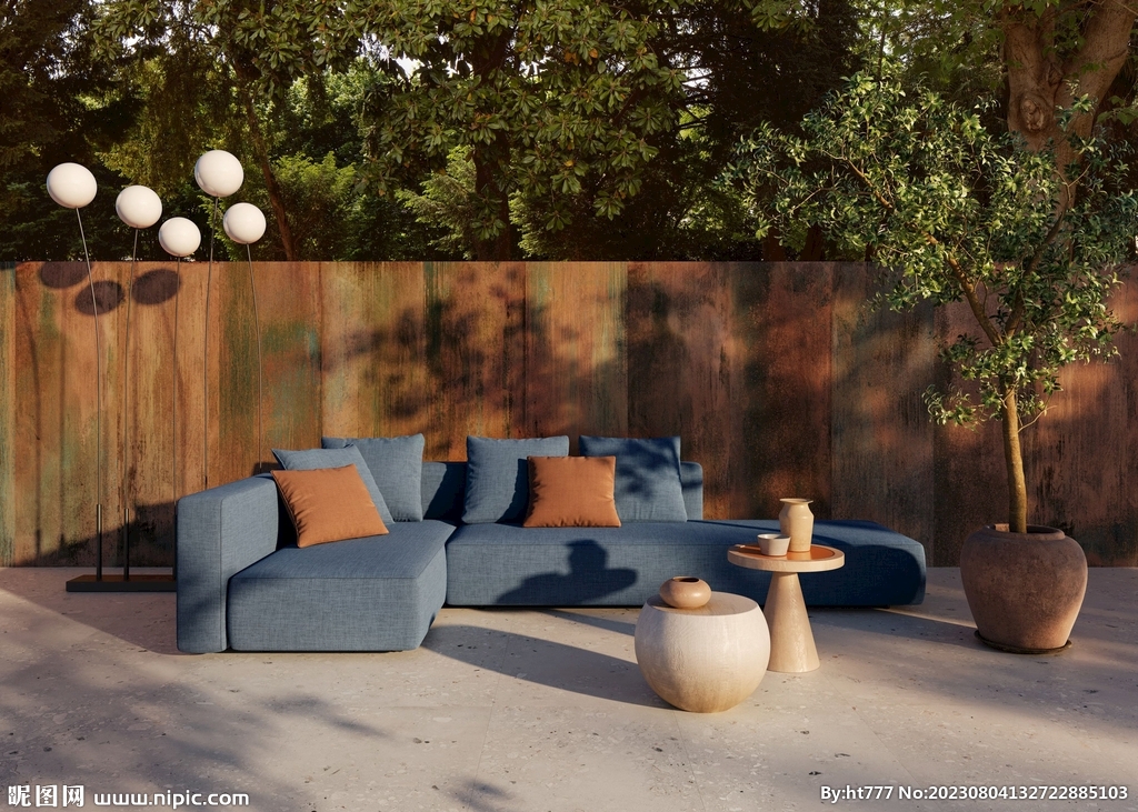 现代意式 瓷砖岩板效果图