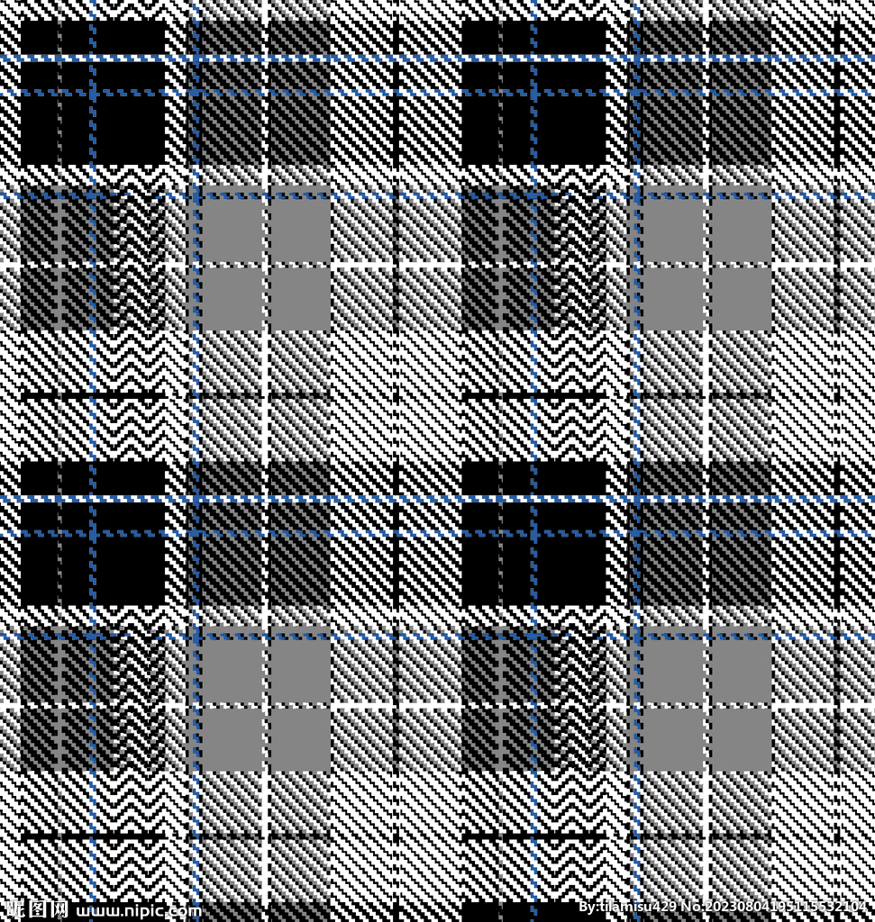 数码印花图案 裤纹格子