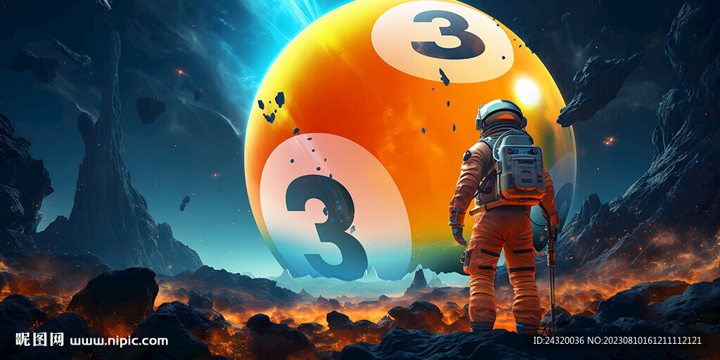 太空台球壁画背景墙装饰画壁纸墙