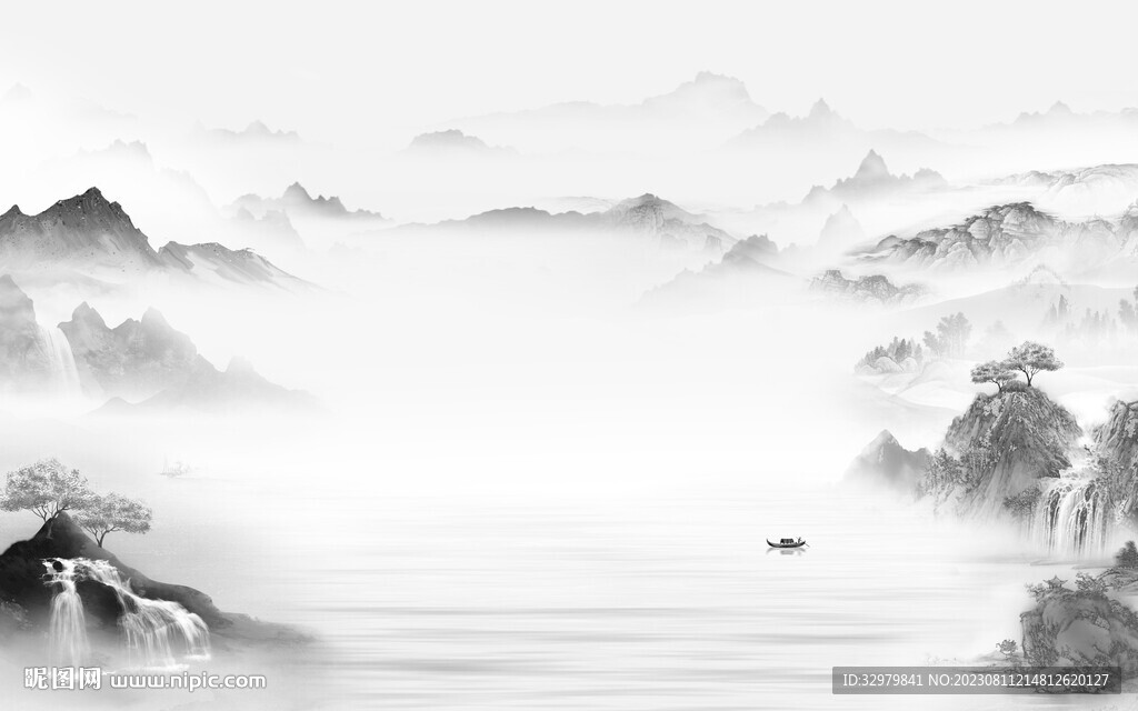 新款 新传灰色山水 TiF分层