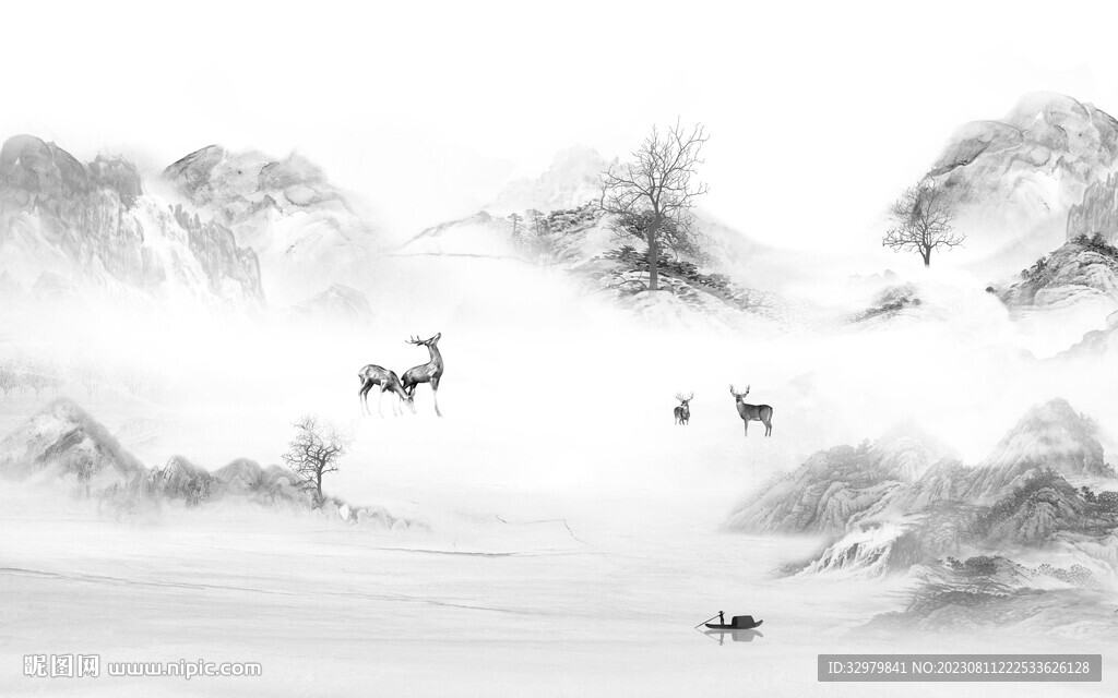 大气 新传灰色山水 TiF分层