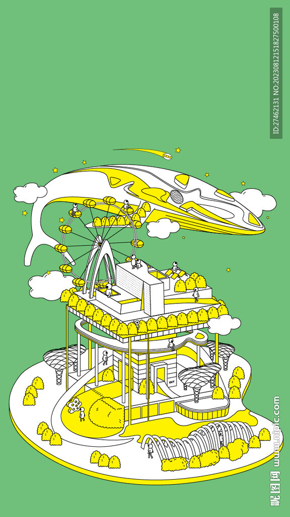 商业矢量海报背景