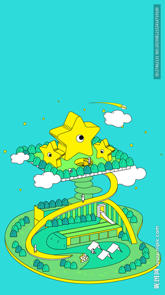 商业矢量海报背景