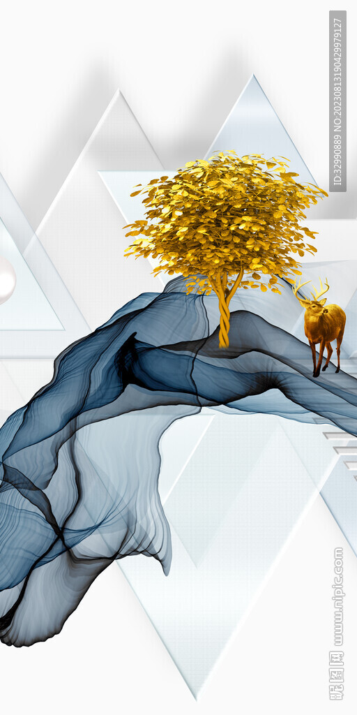 高端 新清晰玄关画 Tif分层