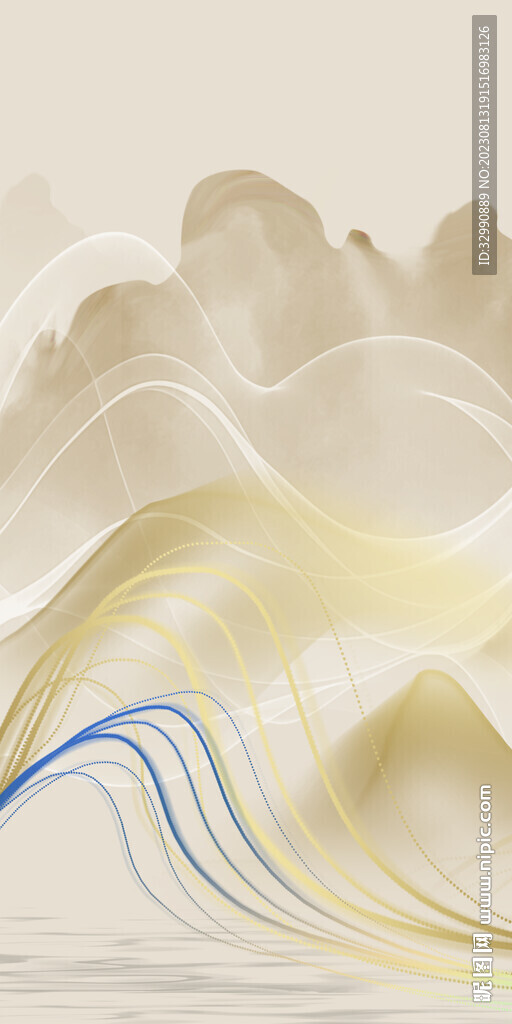 大气 简约新玄关画 Tif分层