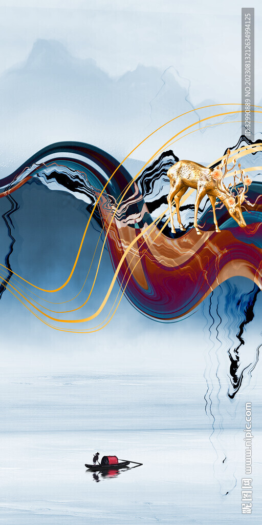 人气 新清晰玄关画 TiF分层