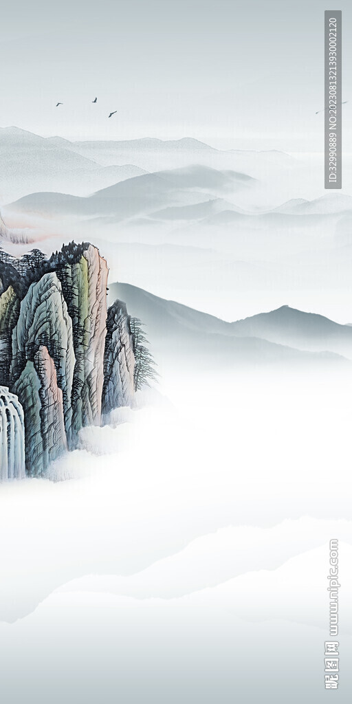 清晰 极简新玄关画 Tif分层