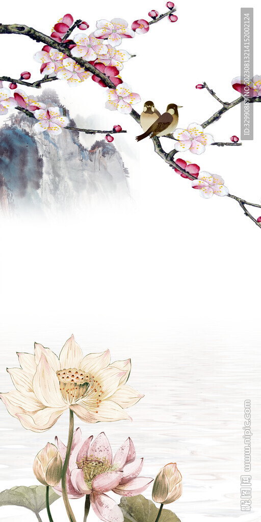 中式 新高端玄关画 tiF分层