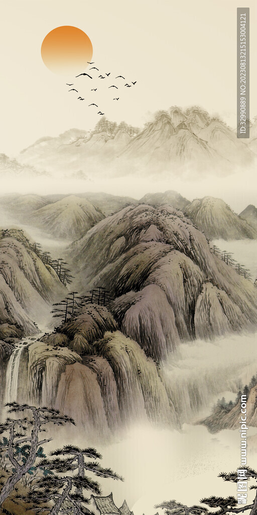 极简 新清晰玄关画 TiF分层