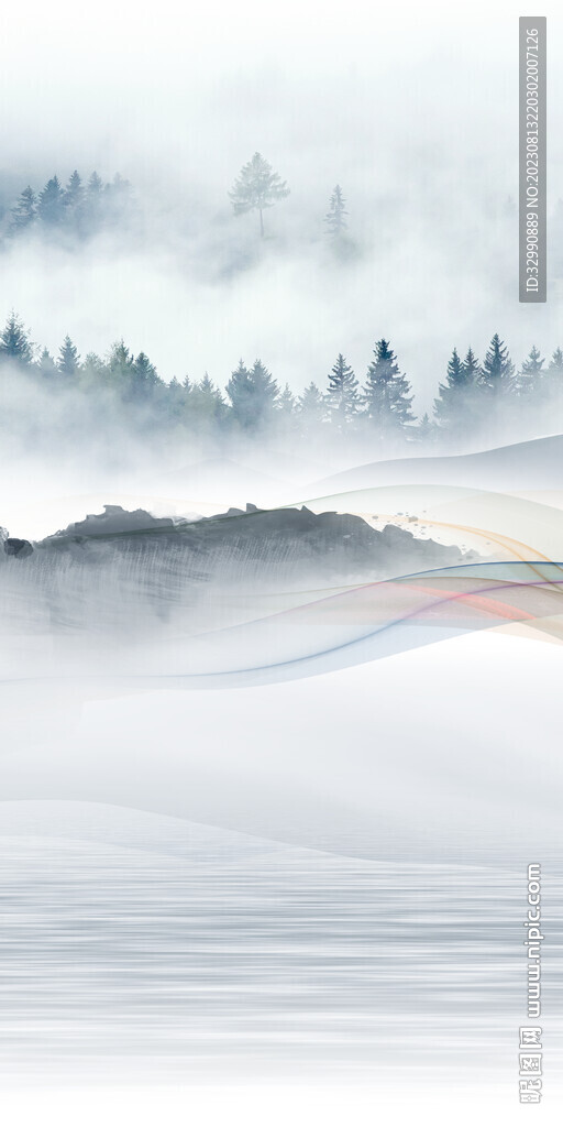 意境 新简约玄关画 tiF分层