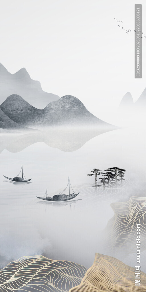 新品 新简约玄关画 tiF分层