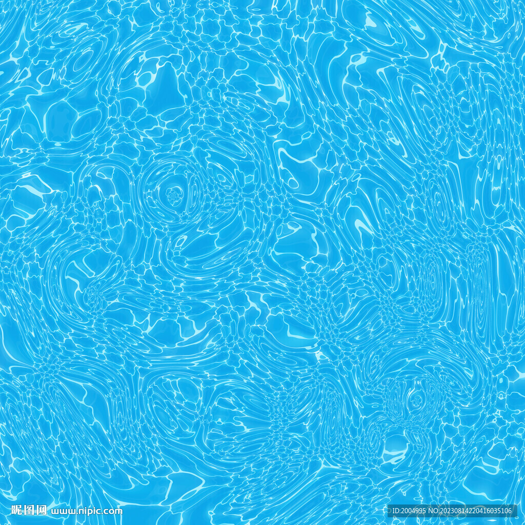 抽象蓝色线条水波纹