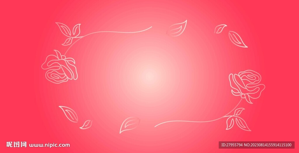 情人节背景矢量玫瑰