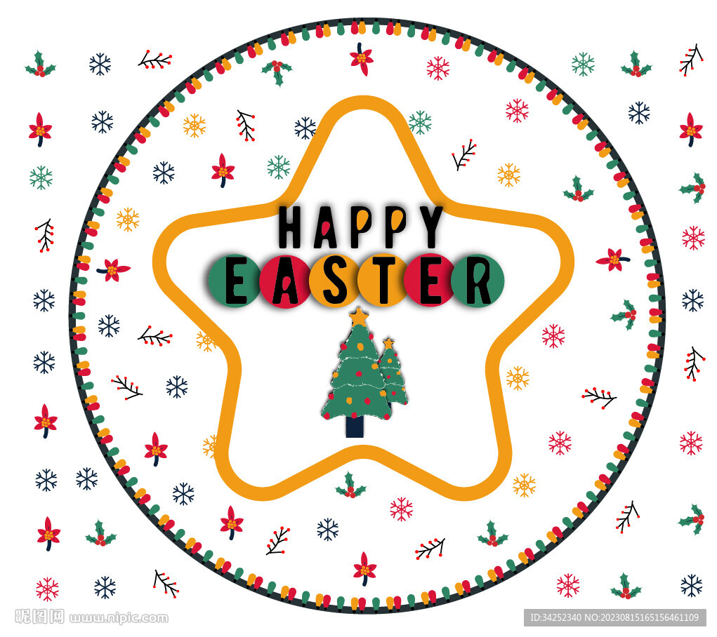 圣诞节元素纸盘