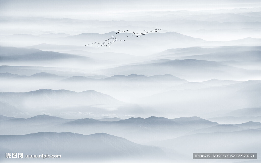 新中式禅意山水画