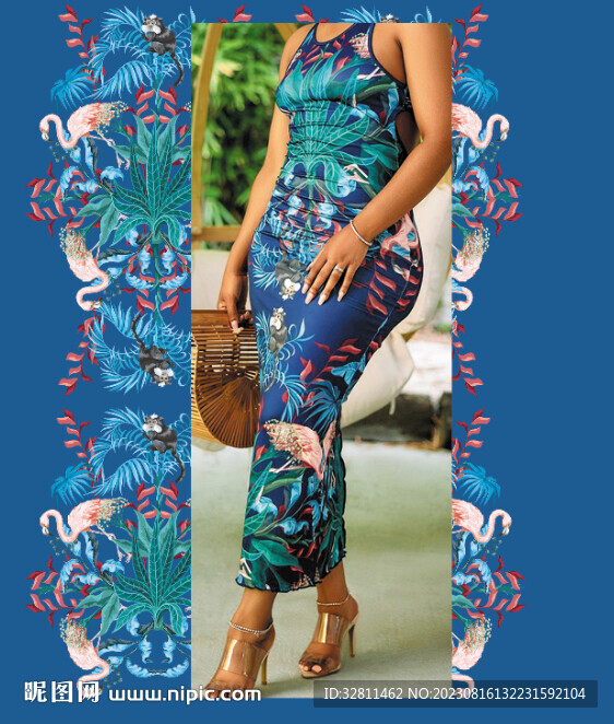 大牌 热带植物 猴子