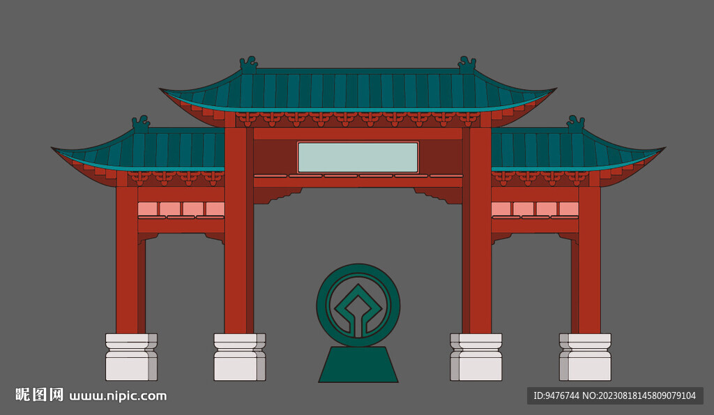 扬州东关古渡门牌楼