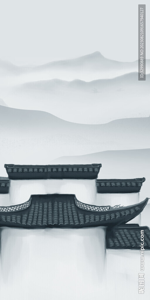 中式 最新款玄关画 Tif分层