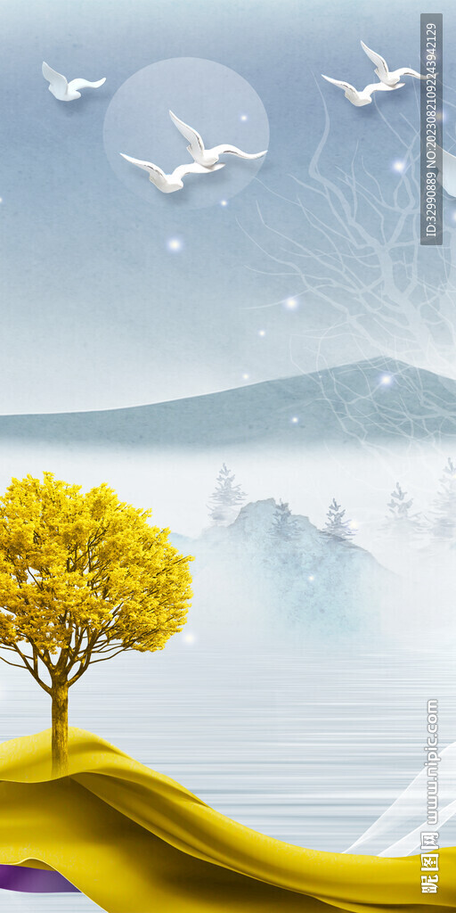 新品 最新款玄关画 Tif分层