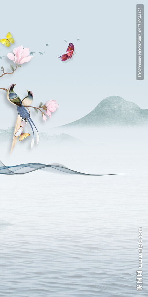 高档 最新款玄关画 Tif分层