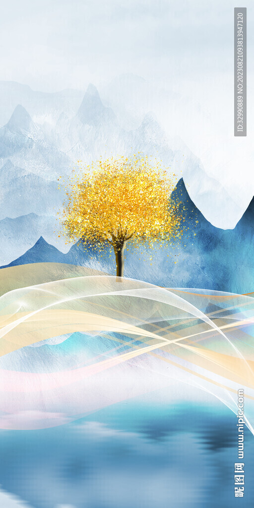 新款 简约新玄关画 Tif分层