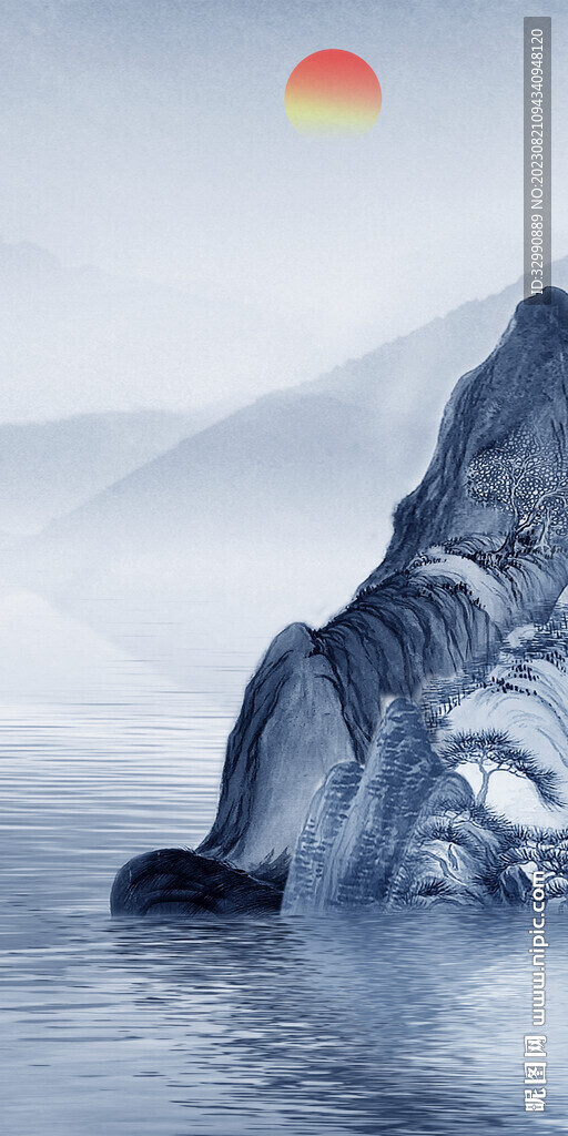 高档 简约新玄关画 Tif分层