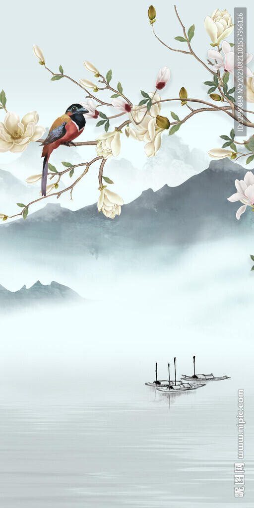 高档 大气新玄关画 TiF分层