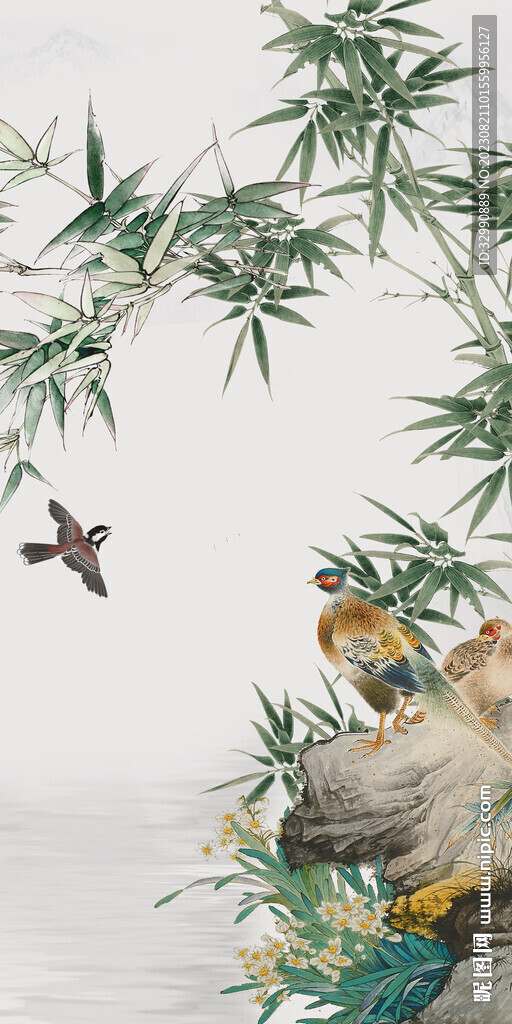 高清 大气新玄关画 TiF分层