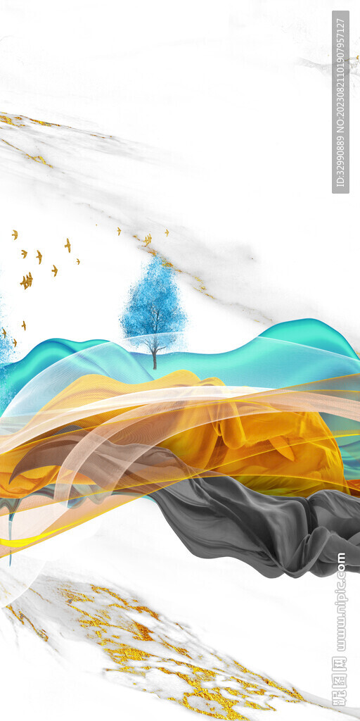 别墅 极简新玄关画 Tif分层