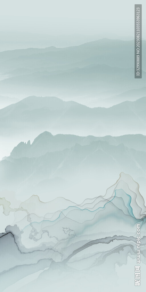 高端 简约新玄关画 Tif分层