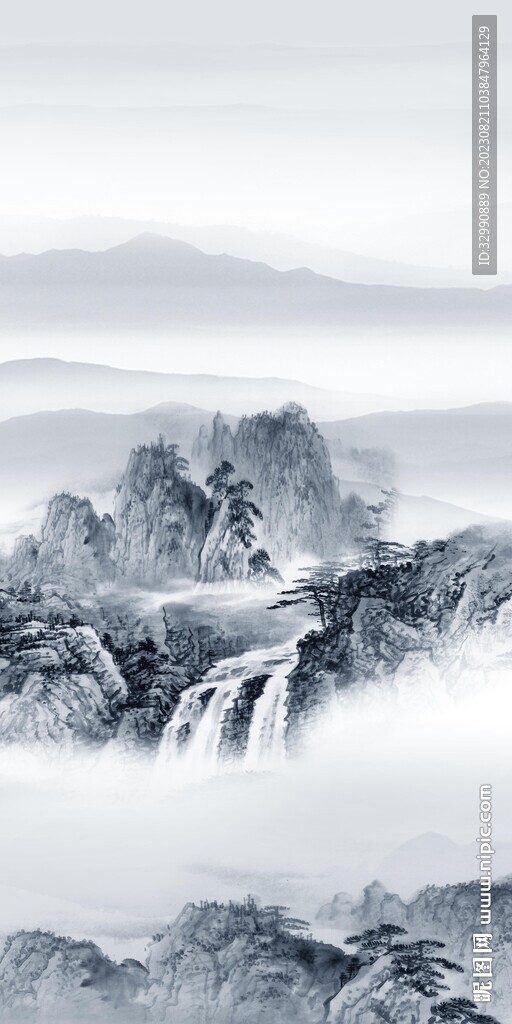 人气 简约新玄关画 Tif分层