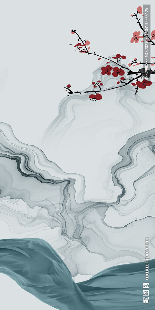 清晰 新极简玄关画 Tif分层