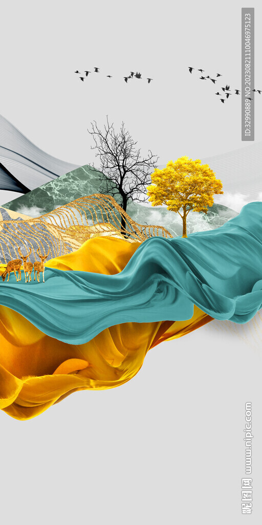 新款 新清晰玄关画 Tif分层