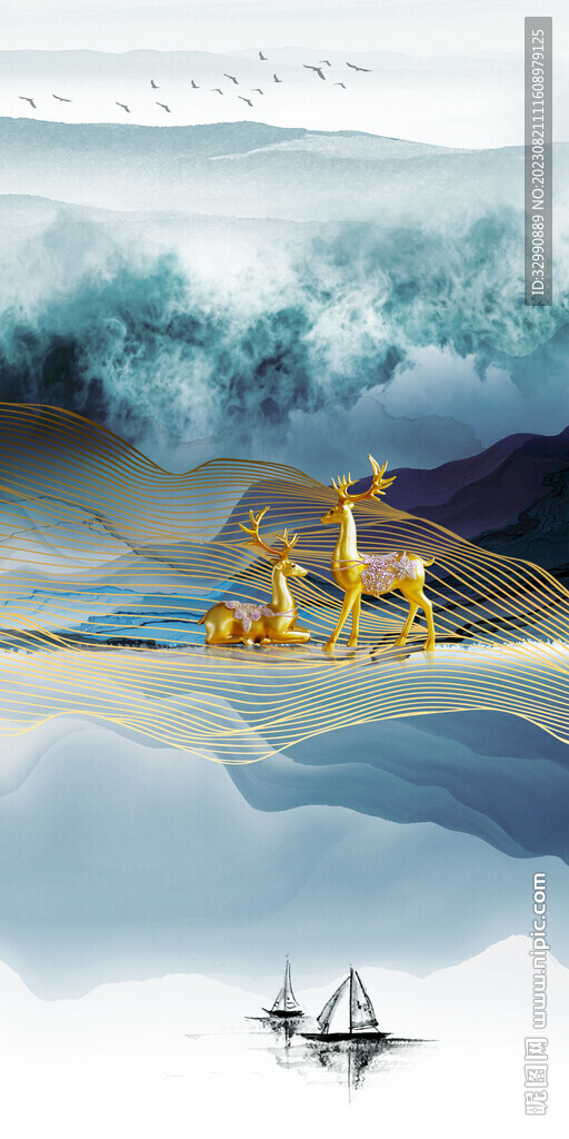 简约 清晰大气玄关 TIf分层