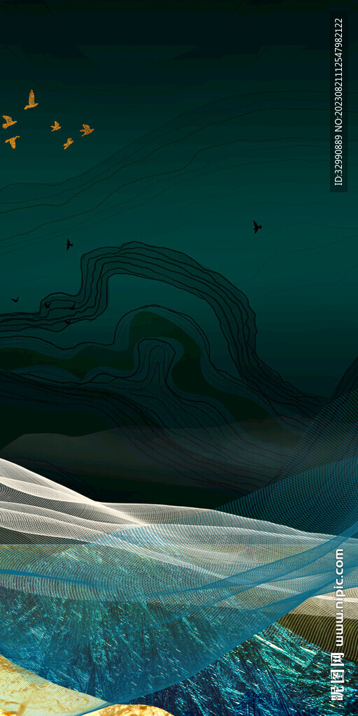 新品 高端大气玄关 TIf分层