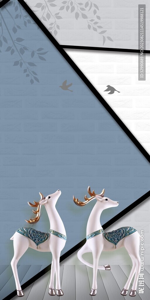 别墅 高清新装饰画 TIF分层