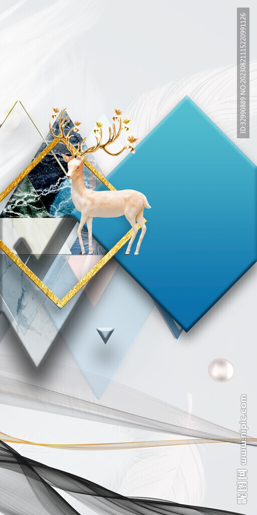 欧式 现代人气玄关 TIf分层