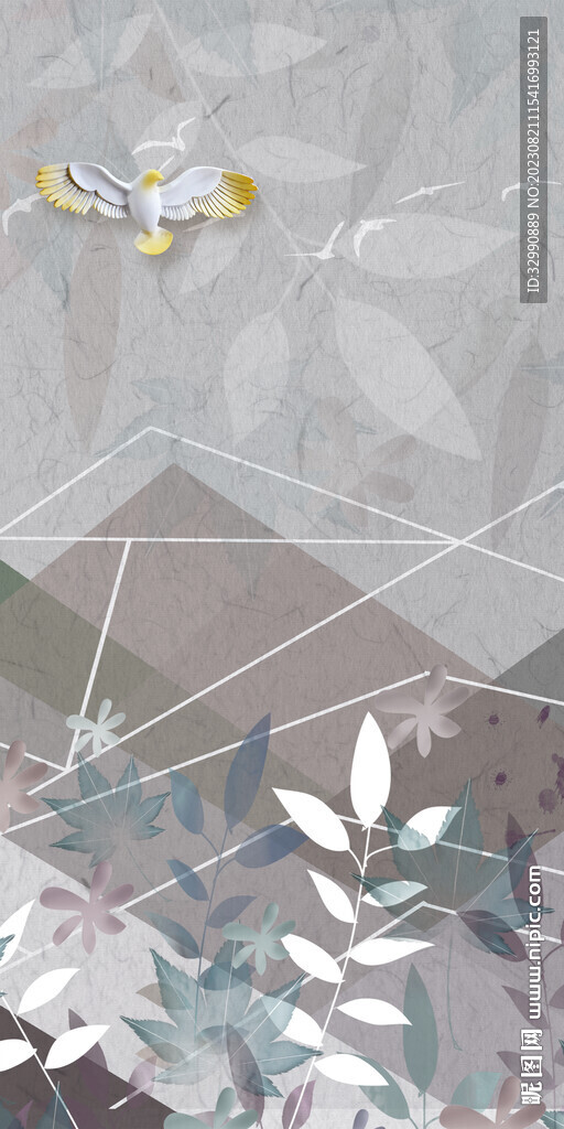 极简 高清新装饰画 TIF分层