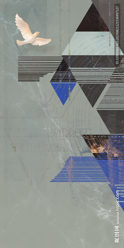 高档 高清新装饰画 TIF分层