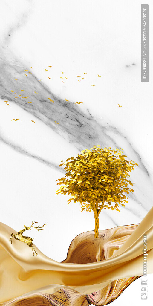 高清 中式意境玄关 Tif分层