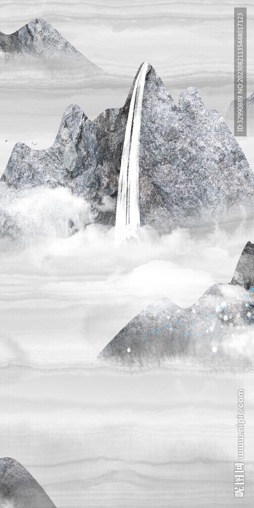 高端 意境新款玄关 Tif分层