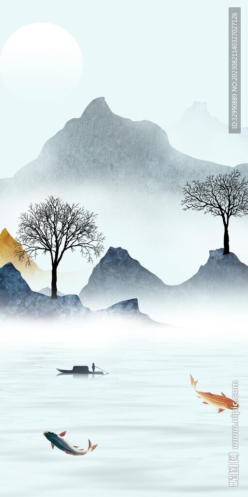 简约 意境新款玄关 Tif分层