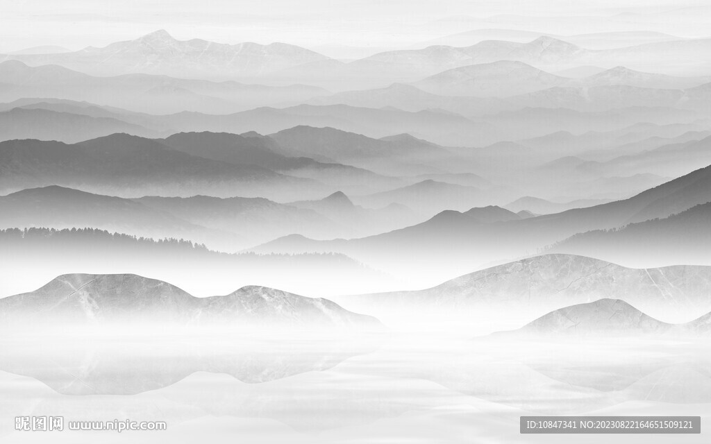 最新 高端简约山水 TiF分层