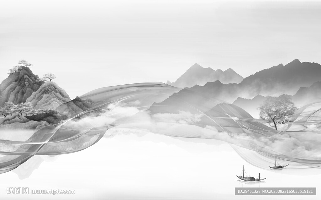 高雅 新品高端山水 TIF分层